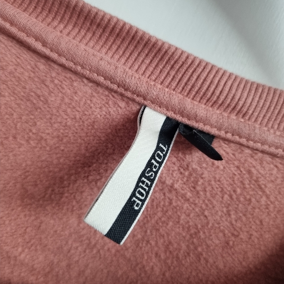 Vtg toyshop pink sweater with beaded detail uk 14 - Picture 3 of 7